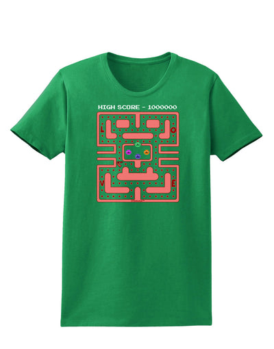 Retro Heart Man Womens Dark T-Shirt-TooLoud-Kelly-Green-X-Small-Davson Sales