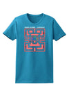 Retro Heart Man Womens Dark T-Shirt-TooLoud-Turquoise-X-Small-Davson Sales
