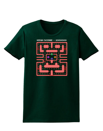 Retro Heart Man Womens Dark T-Shirt-TooLoud-Forest-Green-Small-Davson Sales