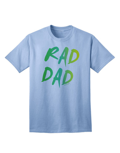 Retro-inspired Neon Adult T-Shirt for Fashion-forward Fathers-Mens T-shirts-TooLoud-Light-Blue-Small-Davson Sales