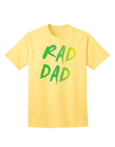 Retro-inspired Neon Adult T-Shirt for Fashion-forward Fathers-Mens T-shirts-TooLoud-Yellow-Small-Davson Sales