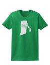 Rhode Island - United States Shape Womens Dark T-Shirt by TooLoud-Womens T-Shirt-TooLoud-Kelly-Green-X-Small-Davson Sales