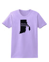 Rhode Island - United States Shape Womens T-Shirt by TooLoud-Womens T-Shirt-TooLoud-Lavender-X-Small-Davson Sales