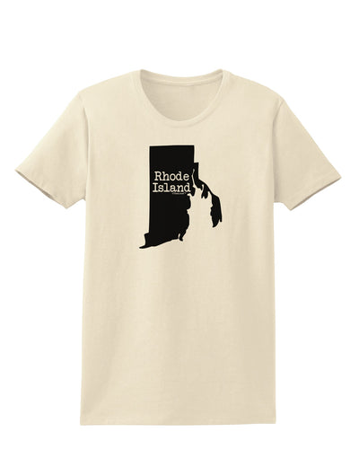 Rhode Island - United States Shape Womens T-Shirt by TooLoud-Womens T-Shirt-TooLoud-Natural-X-Small-Davson Sales