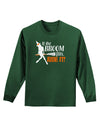 Ride It Orange Adult Long Sleeve Dark T-Shirt-TooLoud-Dark-Green-Small-Davson Sales