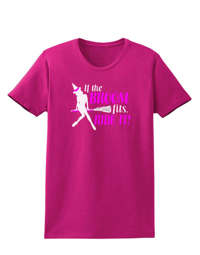 Ride It Purple Womens Dark T-Shirt-TooLoud-Hot-Pink-Small-Davson Sales