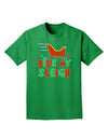 Ride My Sleigh Color Adult Dark T-Shirt-Mens T-Shirt-TooLoud-Kelly-Green-Small-Davson Sales