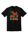 Ride My Sleigh Color Adult Dark T-Shirt-Mens T-Shirt-TooLoud-Black-Small-Davson Sales