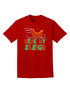 Ride My Sleigh Color Adult Dark T-Shirt-Mens T-Shirt-TooLoud-Red-Small-Davson Sales