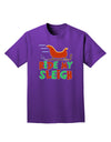 Ride My Sleigh Color Adult Dark T-Shirt-Mens T-Shirt-TooLoud-Purple-Small-Davson Sales