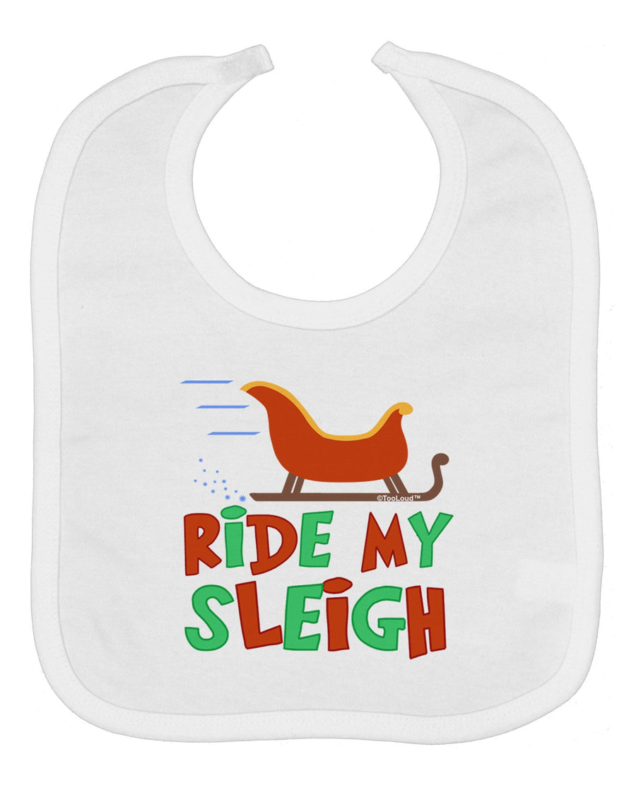 Ride My Sleigh Color Baby Bib