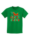 Ride My Sleigh Color Childrens Dark T-Shirt-Childrens T-Shirt-TooLoud-Kelly-Green-X-Small-Davson Sales