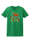 Ride My Sleigh Color Womens Dark T-Shirt-TooLoud-Kelly-Green-X-Small-Davson Sales