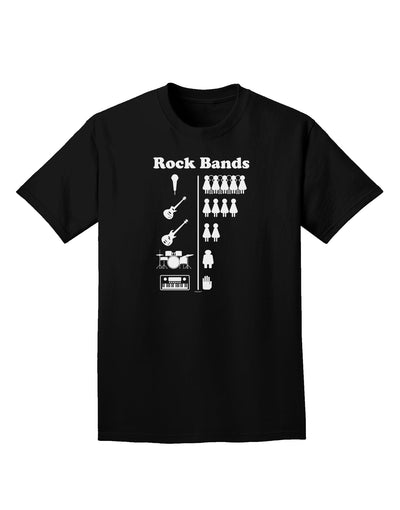 Rock Band Pictograph Adult Dark T-Shirt-Mens T-Shirt-TooLoud-Black-Small-Davson Sales