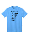 Rock Band Pictograph Adult T-Shirt - A Stylish and Trendy Addition to Your Wardrobe-Mens T-shirts-TooLoud-Aquatic-Blue-Small-Davson Sales