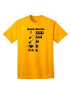 Rock Band Pictograph Adult T-Shirt - A Stylish and Trendy Addition to Your Wardrobe-Mens T-shirts-TooLoud-Gold-Small-Davson Sales