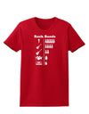 Rock Band Pictograph Womens Dark T-Shirt-TooLoud-Red-X-Small-Davson Sales