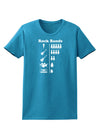 Rock Band Pictograph Womens Dark T-Shirt-TooLoud-Turquoise-X-Small-Davson Sales