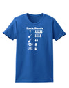 Rock Band Pictograph Womens Dark T-Shirt-TooLoud-Royal-Blue-X-Small-Davson Sales