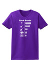 Rock Band Pictograph Womens Dark T-Shirt-TooLoud-Purple-X-Small-Davson Sales