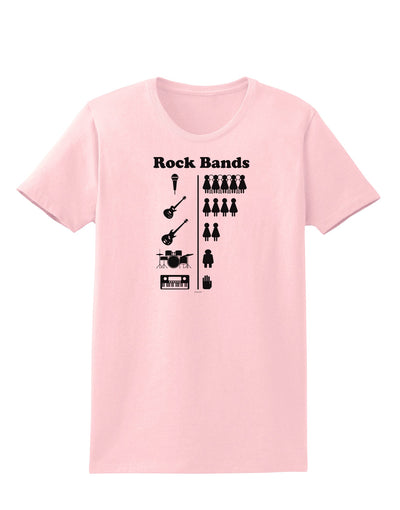 Rock Band Pictograph Womens T-Shirt-Womens T-Shirt-TooLoud-PalePink-X-Small-Davson Sales