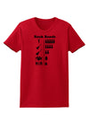 Rock Band Pictograph Womens T-Shirt-Womens T-Shirt-TooLoud-Red-X-Small-Davson Sales