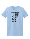 Rock Band Pictograph Womens T-Shirt-Womens T-Shirt-TooLoud-Light-Blue-X-Small-Davson Sales