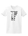 Rock Band Pictograph Womens T-Shirt-Womens T-Shirt-TooLoud-White-X-Small-Davson Sales