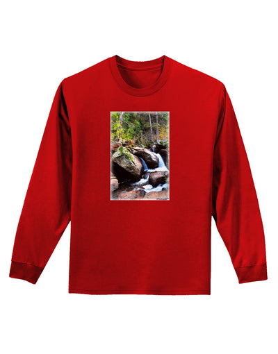 Rockies River Adult Long Sleeve Dark T-Shirt-TooLoud-Red-Small-Davson Sales