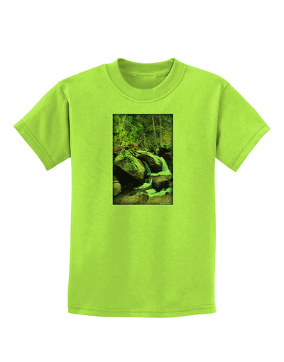 Rockies River Childrens T-Shirt-Childrens T-Shirt-TooLoud-Lime-Green-X-Small-Davson Sales