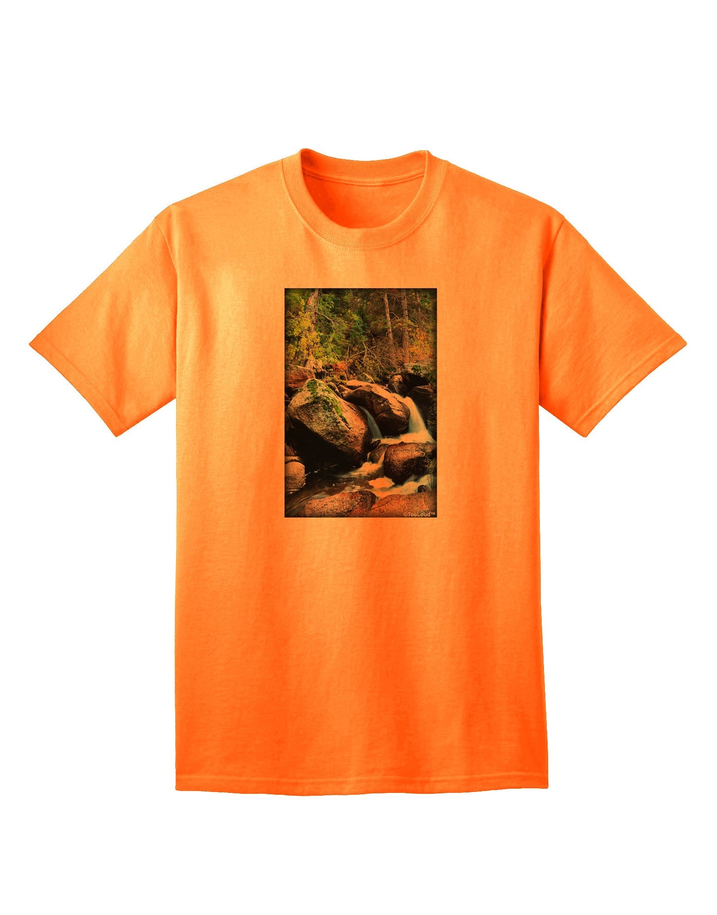 Rockies River Premium Adult T-Shirt - Elegance Meets Comfort-Mens T-shirts-TooLoud-Neon-Orange-Small-Davson Sales