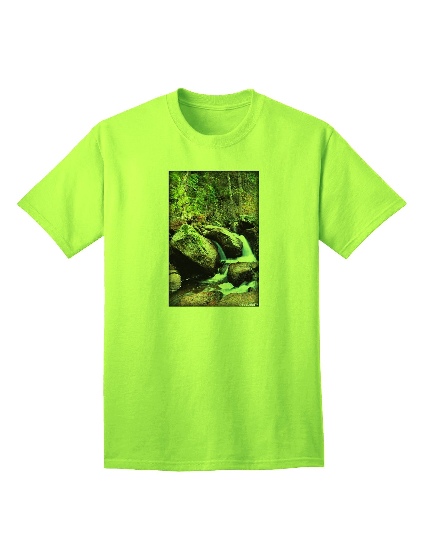 Rockies River Premium Adult T-Shirt - Elegance Meets Comfort-Mens T-shirts-TooLoud-Neon-Green-Small-Davson Sales