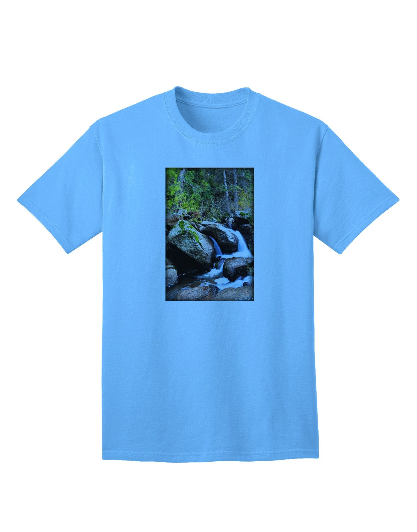 Rockies River Premium Adult T-Shirt - Elegance Meets Comfort-Mens T-shirts-TooLoud-Aquatic-Blue-Small-Davson Sales