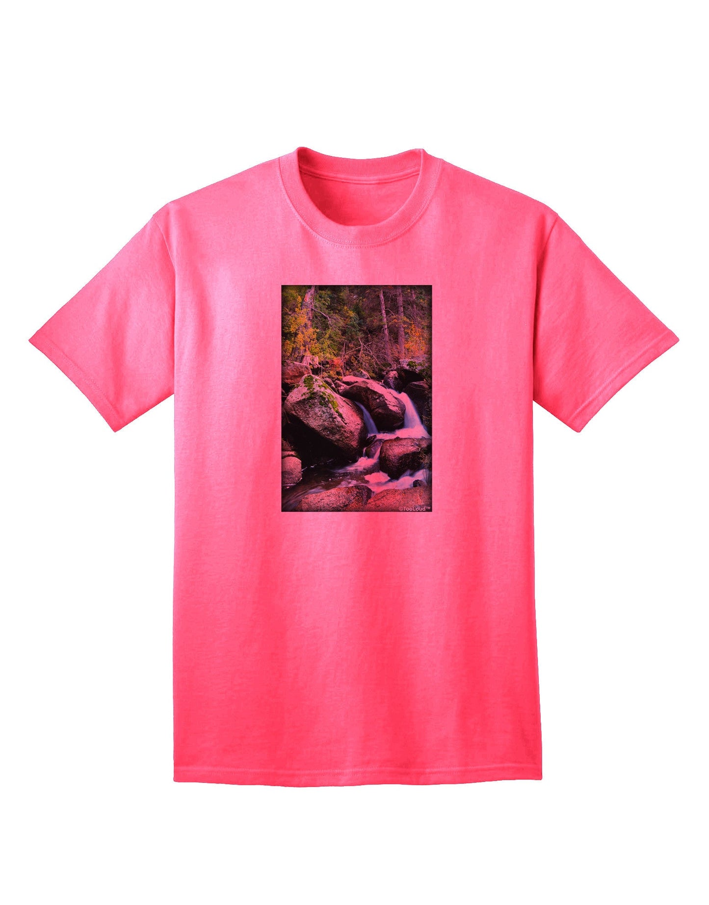 Rockies River Premium Adult T-Shirt - Elegance Meets Comfort-Mens T-shirts-TooLoud-Neon-Pink-Small-Davson Sales