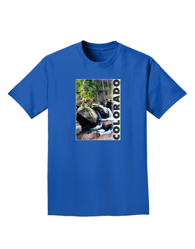 Rockies River with Text Adult Dark T-Shirt-Mens T-Shirt-TooLoud-Royal-Blue-Small-Davson Sales