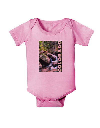 Rockies River with Text Baby Romper Bodysuit-Baby Romper-TooLoud-Pink-06-Months-Davson Sales