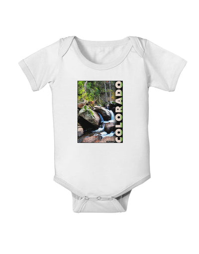 Rockies River with Text Baby Romper Bodysuit-Baby Romper-TooLoud-White-06-Months-Davson Sales