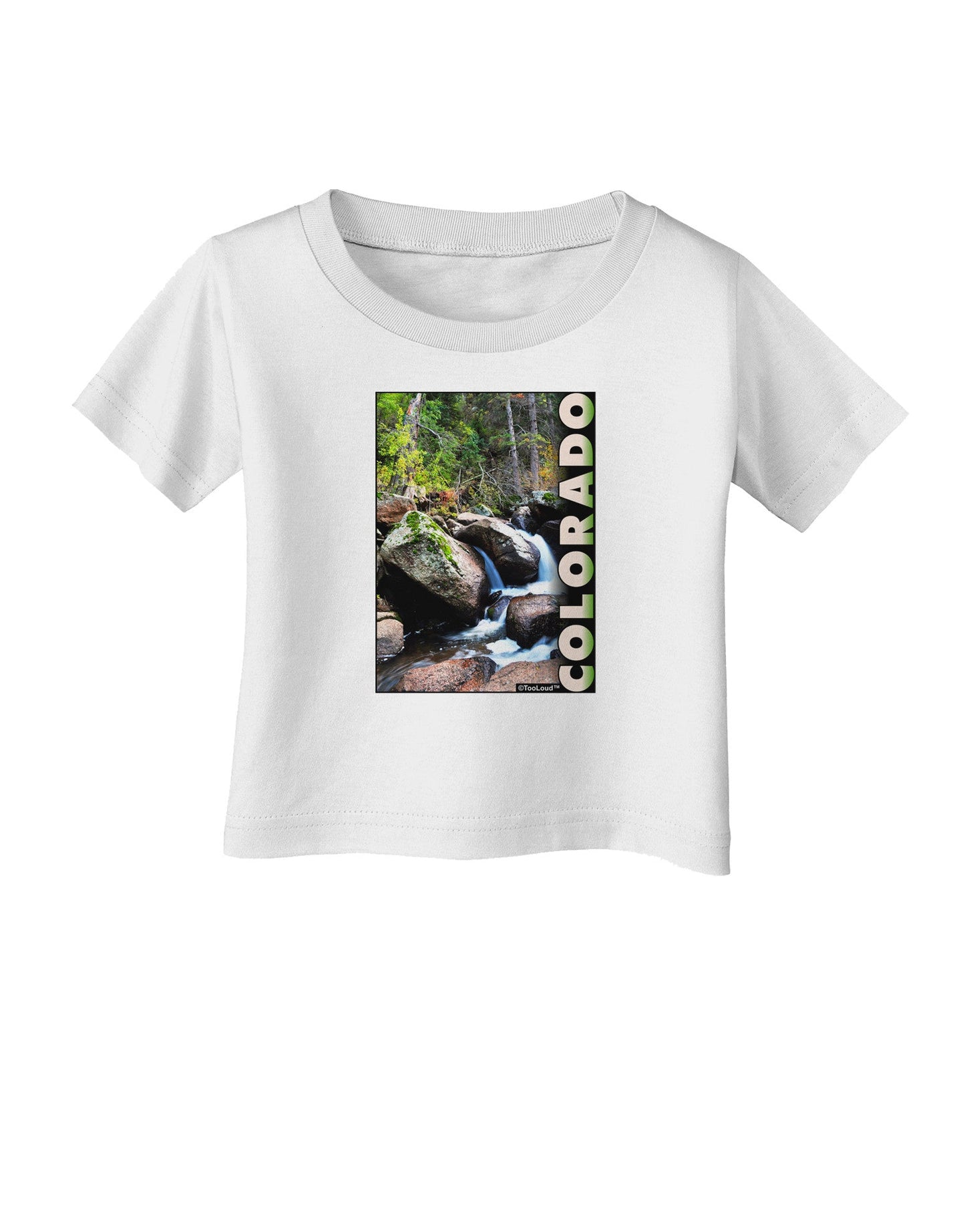 Rockies River with Text Infant T-Shirt-Infant T-Shirt-TooLoud-White-06-Months-Davson Sales