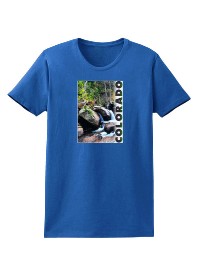 Rockies River with Text Womens Dark T-Shirt-TooLoud-Royal-Blue-X-Small-Davson Sales