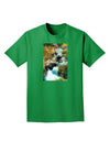 Rockies Waterfall Adult Dark T-Shirt-Mens T-Shirt-TooLoud-Kelly-Green-Small-Davson Sales