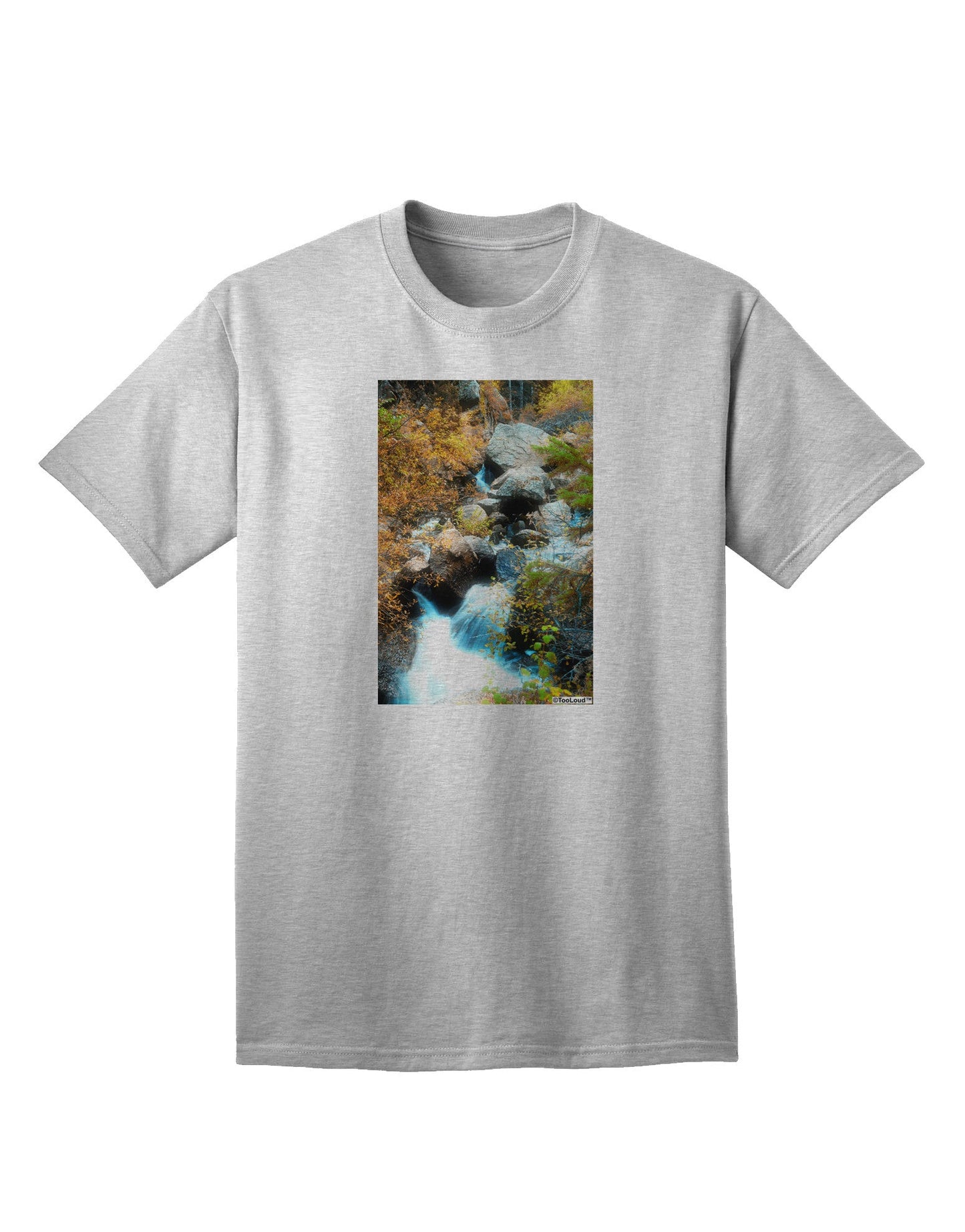 Rockies Waterfall Adult T-Shirt: Premium Quality, Comfort & Style-Mens T-shirts-TooLoud-AshGray-Small-Davson Sales