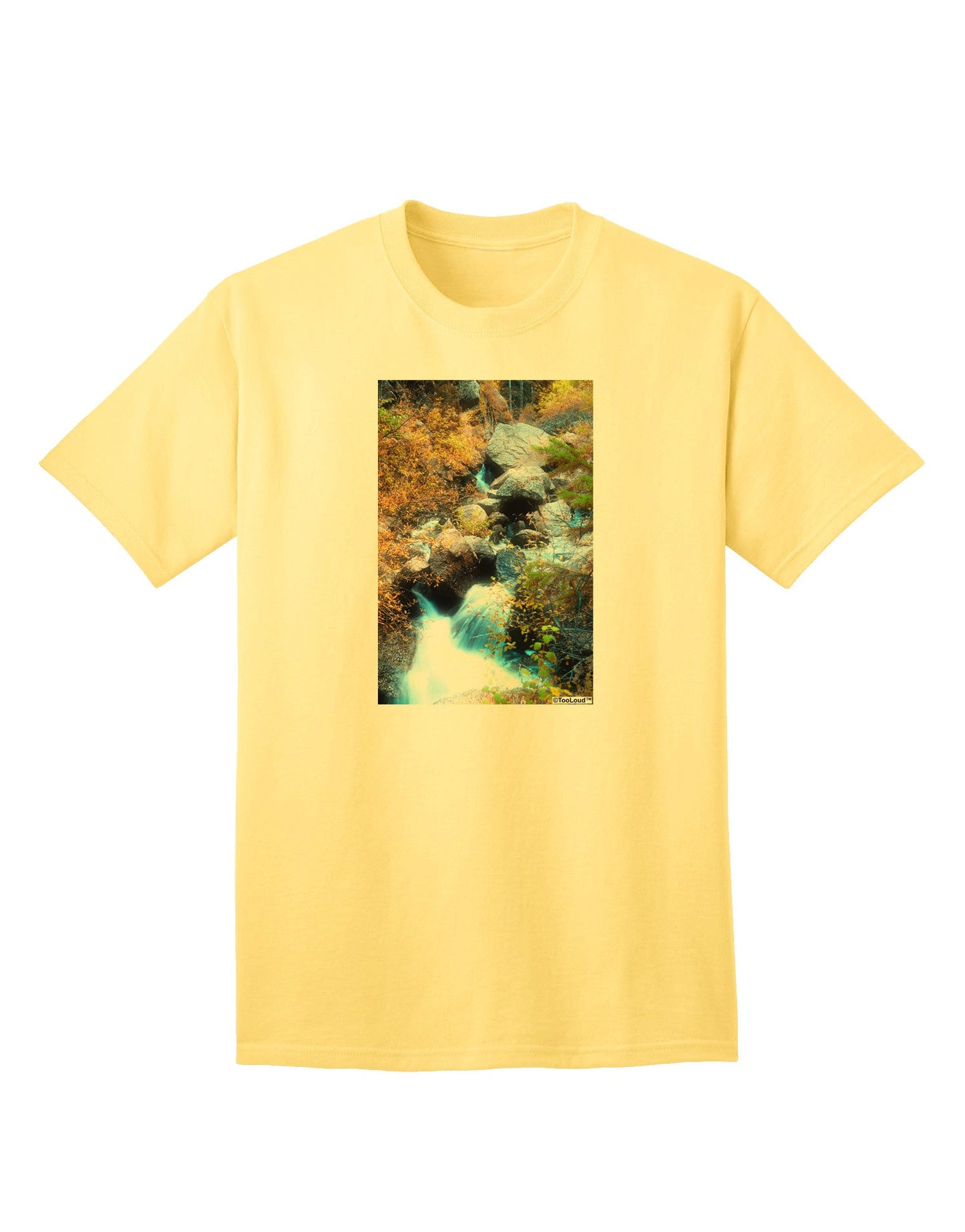 Rockies Waterfall Adult T-Shirt: Premium Quality, Comfort & Style-Mens T-shirts-TooLoud-Yellow-Small-Davson Sales