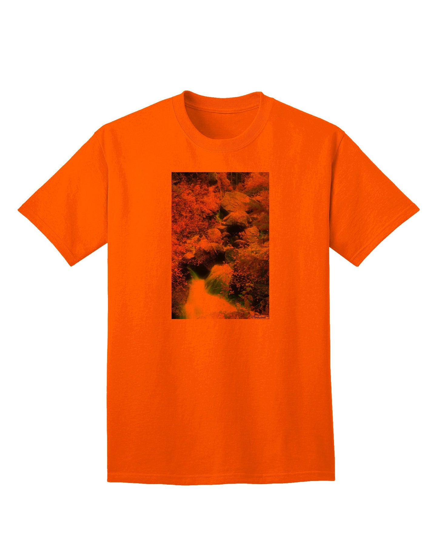 Rockies Waterfall Adult T-Shirt: Premium Quality, Comfort & Style-Mens T-shirts-TooLoud-Orange-Small-Davson Sales
