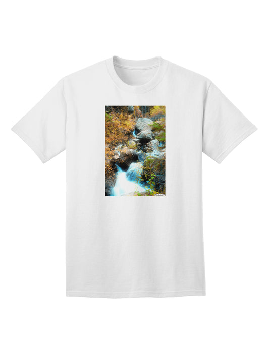 Rockies Waterfall Adult T-Shirt: Premium Quality, Comfort & Style-Mens T-shirts-TooLoud-White-Small-Davson Sales