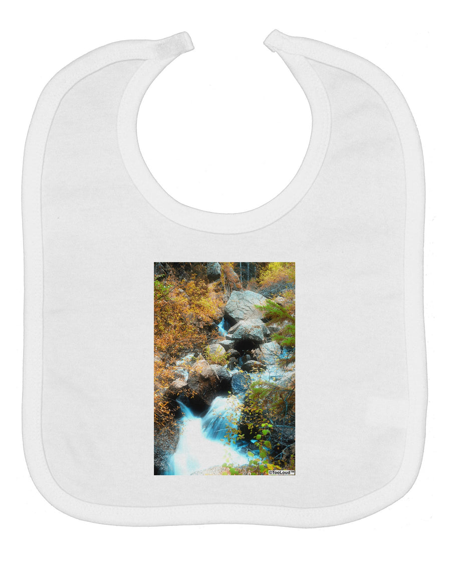 Rockies Waterfall Baby Bib