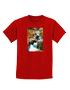 Rockies Waterfall Childrens Dark T-Shirt-Childrens T-Shirt-TooLoud-Red-X-Small-Davson Sales