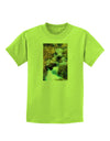 Rockies Waterfall Childrens T-Shirt-Childrens T-Shirt-TooLoud-Lime-Green-X-Small-Davson Sales