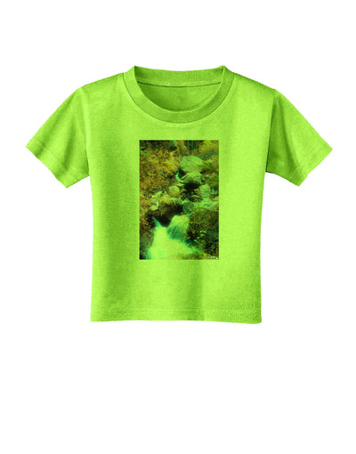 Rockies Waterfall Toddler T-Shirt-Toddler T-Shirt-TooLoud-Lime-Green-2T-Davson Sales