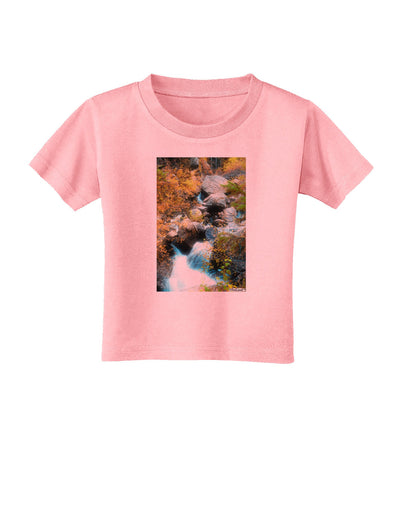 Rockies Waterfall Toddler T-Shirt-Toddler T-Shirt-TooLoud-Candy-Pink-2T-Davson Sales