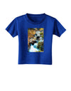 Rockies Waterfall Toddler T-Shirt Dark-Toddler T-Shirt-TooLoud-Royal-Blue-2T-Davson Sales